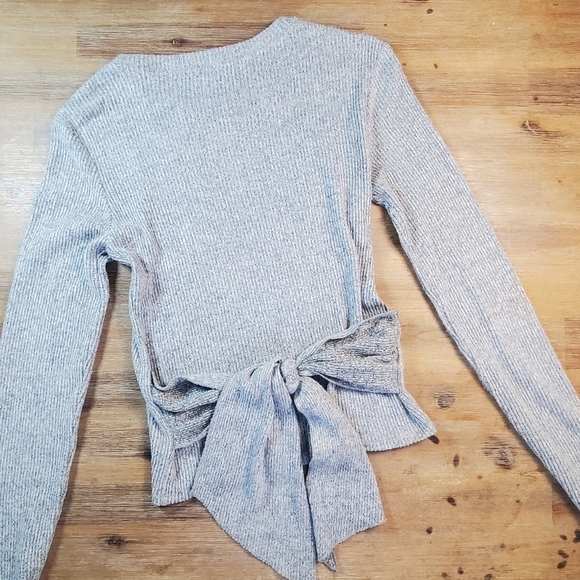 ZARA soft tie back sweater M - Picture 4 of 8
